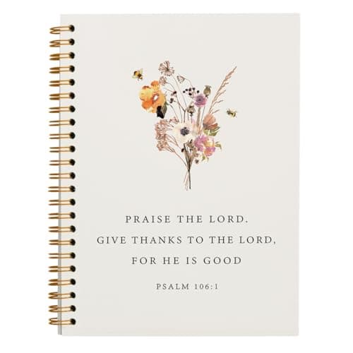 PLKMN Boho Floral Christian Notebook Journal for Women,Prayer Journal