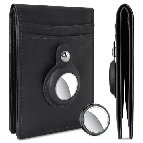 Air Tracker Tag 1-Pack (Black), Tukio Bluetooth 5.3 Tracker Tag for Apple Find My App(iOS Only), Replaceable Battery, 100dB Alarm Sound, Item Locator Smart Tag for Wallets, Keys, Bag, Luggage and More
