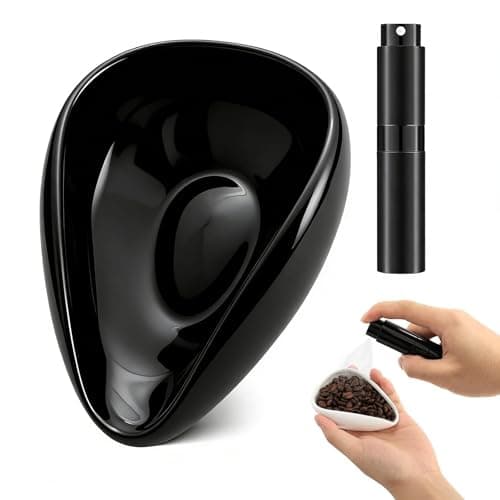 Coffee Bean Dosing Cup With 20ML Spray Bottle, Single Dosing Tray Espresso Bean Weighing Bowls Dose Coffee Measuring Container Tea Storage Tray for Beans Loose Leaf Tea Dose Vessel