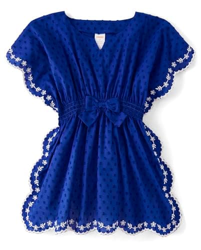 Gymboree,and Toddler Short Sleeve Coverup,Navy Narrows,8