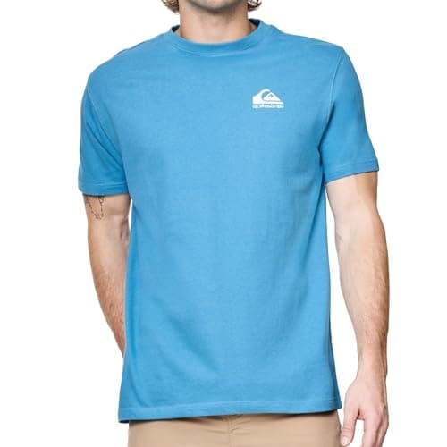 Quiksilver Big and Tall T-Shirts for Men - Mens Short Sleeve Cotton Crewneck Tee