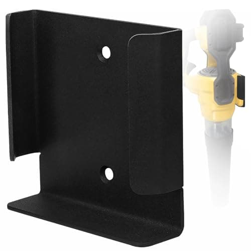 Ertuohg Wall Mount Leaf Blower Hanger for Dewalt 60V Flexvolt Heavy Duty Blower Attachments Tool Holder for DCBL772 Models, Hook for Leaf Blower, Safe Storage Saves Space,Metal