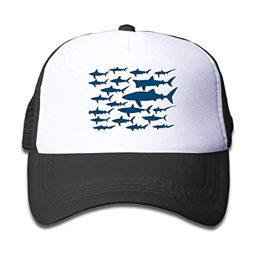 Cute Printing Toddler Shark Trucker Hat for Boy Girl