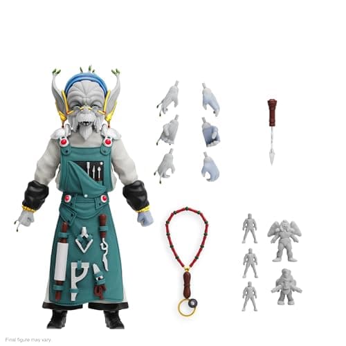 Super7 ULTIMATES! Mighty Morphin Power Rangers Finster - 7" Power Rangers Action Figure with Accessories Classic TV Show Collectibles