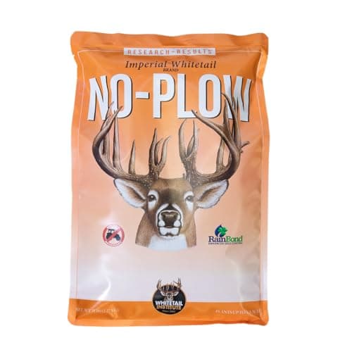 Whitetail Institute Imperial No-Plow Food Plot Seed (Spring and Fall Planting), 9-Pound (.5 Acre), White