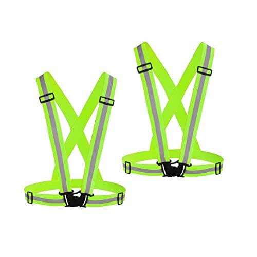 Chiwo Reflective Vest Running Gear 2Pack, High Visibility Safety Vest