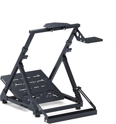 GT OMEGA DD-X Wheel Stand - Provides Incredible Stability, Angle & Height Adjustment, Includes an Adjustable Gear Shifter Mount