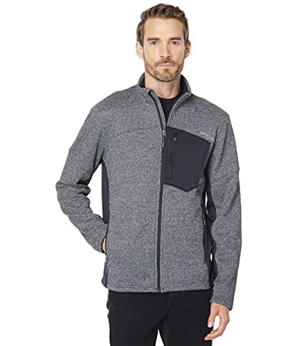 Spyder Active Sports Mens Bandit Full Zip, BLK All, Medium