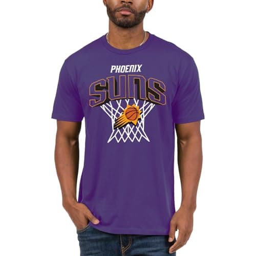 Junk Food NBA - Phoenix Suns Nothing But Net Adult SS T-Shirt Purple