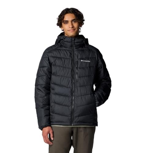Columbia Mens Labyrinth Loop II Hooded Jacket, Black, XX-Large