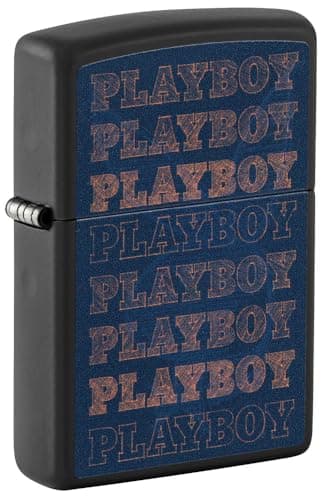 Zippo Black Light Rabbit Design Black Matte Pocket Lighter