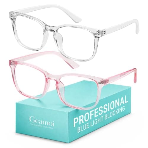 Blue Light Blocking Glasses for Women Men,Lightweight Square Fashion Frames