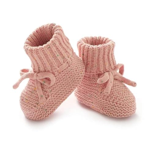 LAWKUL Baby Booties Newborn First Shoes for Infant Boy Girl