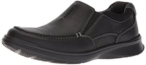Clarks Men's Cotrell Free Black Oily Leather 9 Wide