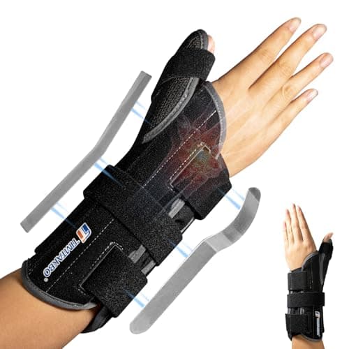 TIMTAKBO Thumb Spica Splint Right Hand(L) for Carpal Tunnel Wrist Pain