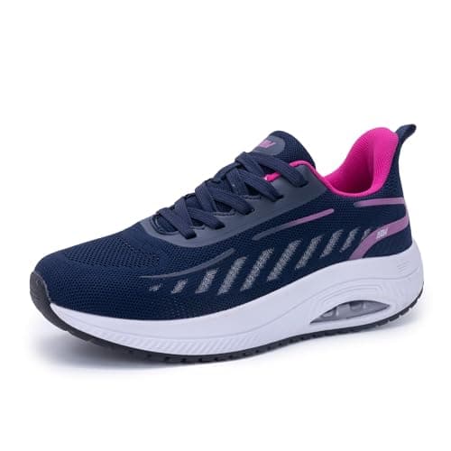 IIV Women Arch Support Shoes Plantar Fasciitis Rose Blue US 10