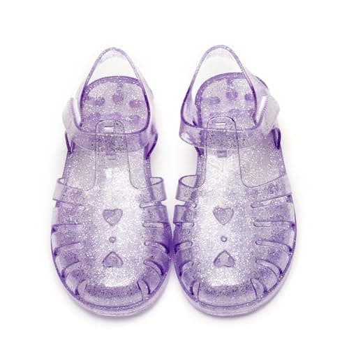 HaHaGuu Girls Jelly Sandals Closed Toe Beach Flat-Sandal Breathable Waterproof Fisherman Gladiator Flats Summer Costume Princess Dress Shoes For Toddler Girl Little Kid Big Kids