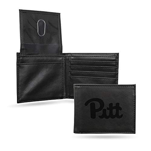 Rico Industries NCAA Laser Engraved Billfold Wallet, Pittsburgh Panthers