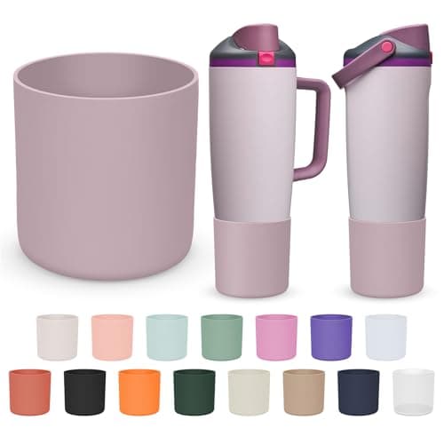 BKBY Silicone Higher Boot Compatible with Owala 30oz & 40oz FreeSip Sway Bottles & Tumblers, Large Protection Anti-slip Bottom Cover Sleeve for Freesip Sway Tumbler and Bottle