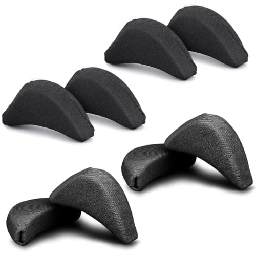 Sibba 8 Pieces Toe Filler Inserts - Unisex Breathable Toe Plug Forefoot Pad Soft Sponge Big Shoe Filler for High Heel Foot Pain Relief for Women and Girls