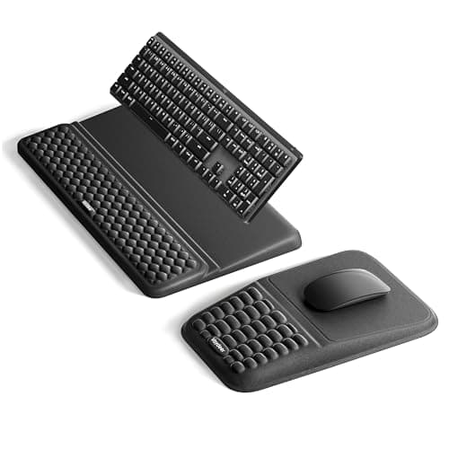 Vaydeer Keyboard Stand and Mouse Pad Set, Soft Memory Foam Wrist Rest