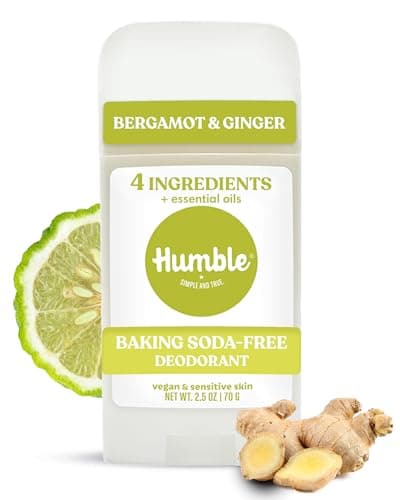 Humble Aluminum-Free Deodorant, Bergamot & Ginger - 1 Pack
