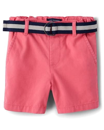 The Children's Place,and Toddler Boys Chino Shorts,Astilbe,12-18 Months