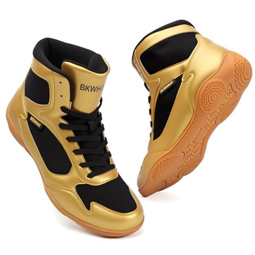 Wrestling Shoes Men Boxing Boots for Youth Women Lightweight Breathable