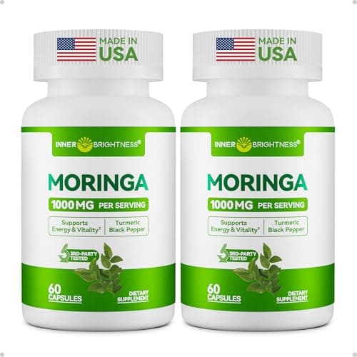 Moringa Capsules & Gummies, Organic Vegan Plant‑Based Superfood