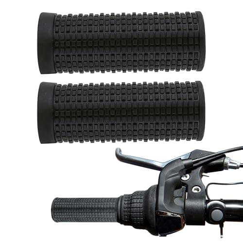 1 Pair MTB Bike Short Handlebar Grips 20x74mm/0.78x2.91inch, Bar Twist Cover Mountain, Non-Slip Downhill Specialized Handle Locking Grip Bicycle Accessories - Check Size Before Order!