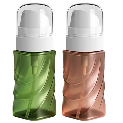 RNOAFMU 2 Pack Small Spray Bottle 2oz/60ml, Travel Size Mini Fine Mist Spray Bottles, Leakproof & Refillable Empty Spray Bottle for Hair, Face, Plant and Cleaning