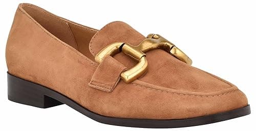 Nine West Women's Lilma Loafer, Tan 101, 6.5