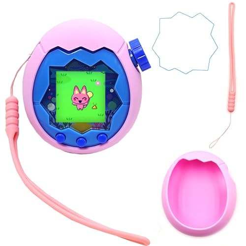 LeoTube Silicone Case for Tamagotchi Paradise Interactive Pet (Pink)