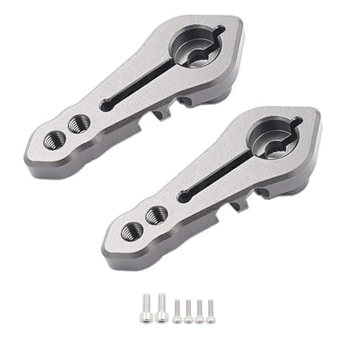 Aluminum RC Clamping 25T Servo Horn for Traxxas TRX4 Axial SCX10(Silver)