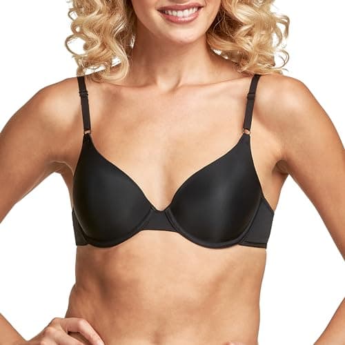 Maidenform Women's One Fab Fit T-Shirt Bra, Black,32 C US