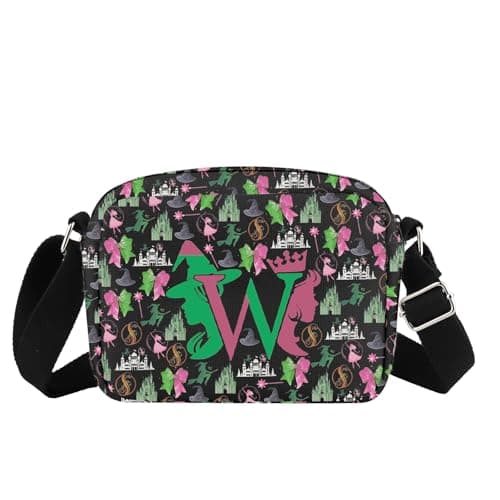 Musical Theatre Horizontal Crossbody Bag E And G Gift Stylish Gift For Lovers (BLK-W HCB)