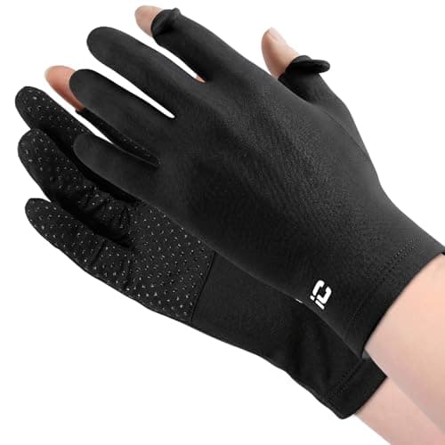 Driving Gloves Women UV Protection Full Finger Ultra Thin Sun Gloves