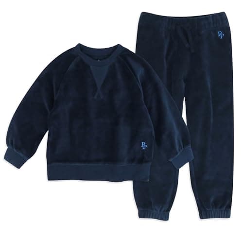 Pet Passion Cooper II Velour Sweatsuit, Navy, 7 Years