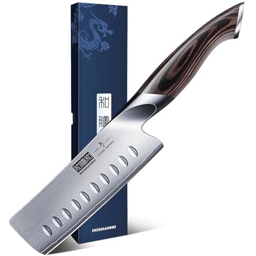 HOSHANHO 5.5 Inch Nakiri Knife, Ultra Sharp Japanese Kitchen Chef Knife