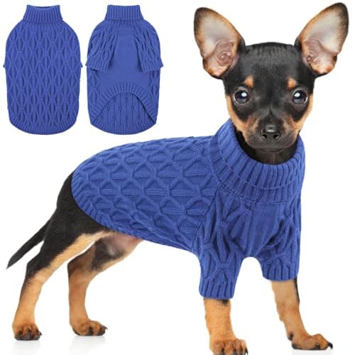 Preferhouse Dog Winter Sweaters for Puppy, Doggy Thermal Knitted Sweaters