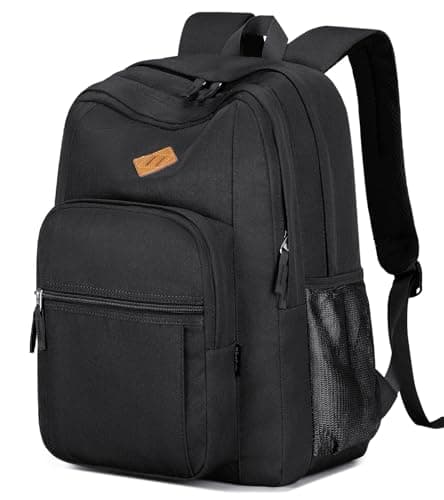abshoo Classical Basic Womens Travel Backpack For College Men Water Resistant Bookbag (Black)