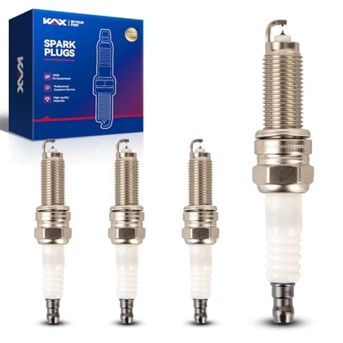 5787 ILZKR7B-11S Spark Plug,KAX Double Iridium Spark Plugs 4 Pack Fit for 2010-2014 CR-V L4 2.4L,2008-2012 Accord 2.4L,2010-2013 MDX 3.7L,2009-2014 TSX,2012-2015 Civic,2009-2014 TL,Crosstour 2012-2015