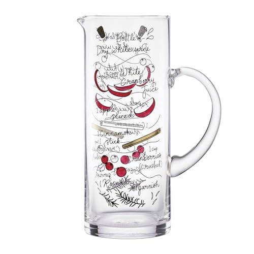 kate spade new york Make Merry Pitcher, Christmas, Festive Holiday Serveware
