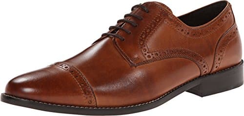 Nunn Bush Norcross Cap Toe Dress Casual Oxford Cognac 8