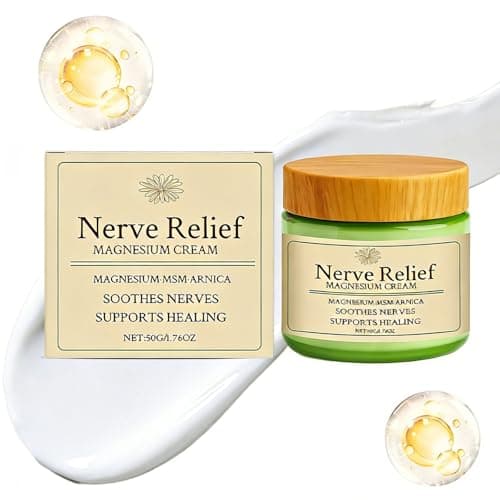 Relief Magnesium Cream - Magnesium Lotion with Arnica and MSM, 1-Pack, 50g