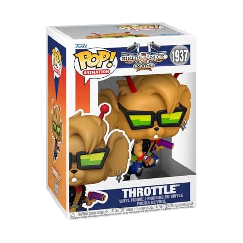Funko Pop! Animation: Biker Mice from Mars - Throttle ​ - Collectable Vinyl Figure - Gift Idea - Official Merchandise - Toys for Kids & Adults - Cartoons Fans - Model Figure for Collectors