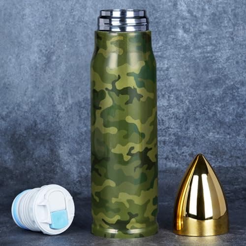 Funslive Gifts for Men Husband Him Dad - 17 oz Camo Tumbler Cup - Fishing Hunting Camping Birthday Mens Gift Ideas - Gifts for Men Who Have Everything - Dad Gift - Easter Mens Stocking Stuffers 2026