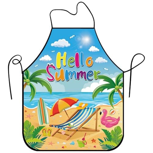 Machomby Apron for Men Women, Funny Kitchen Apron for Party Cooking Baking Grill BBQ