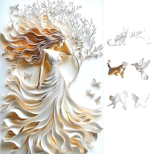 Pixmend 500 Piece Impossible Puzzle for Adults, Challenging Woman Puzzle
