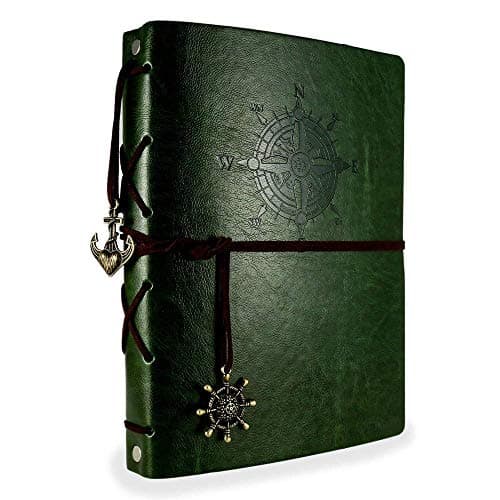 ThxMadam Leather Scrapbook Album 60 Pages Vintage Love Photo Album,8.7 * 7.1 Inch Scrapbook for Couples-DIY Memory Book,Birthday/Wedding Guest Book Gift for Anniversary Mother's Day